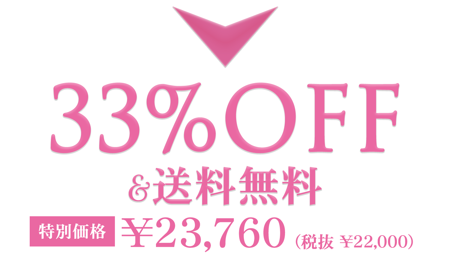 33%OFF 特別価格¥23,760(税抜¥22,000)